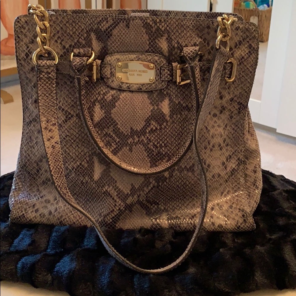 Michael Kors Large Snakeskin Bag